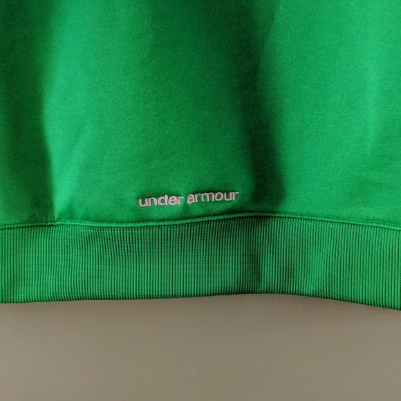 EUC Under Armour Green and Pink hooded sweatshirt - Picture 11 of 11